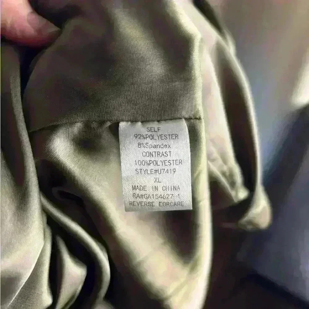 Olive Super Soft Faux Suede Trench Coat XL great condition and very versatile - Picture 8 of 9